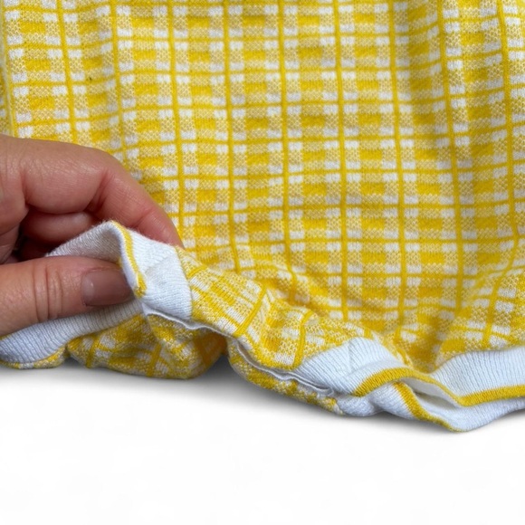 Healthtex vintage Yellow and White Checkered Baby Outfit - Picture 3 of 4